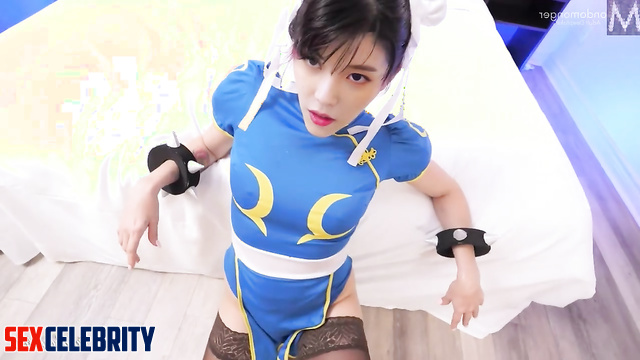 Getting fucked by a superhero - IU (이지은 가짜 연예인 포르노)