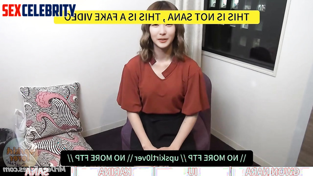 Threesome was captured on cam, fake Nara, IU, Karina, Sana 권나라 이지은 헬로비너스