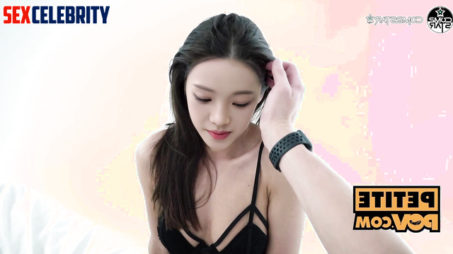 카리나 에스파 beauty brunette having fuck in luxury underwear - Karina fakeapp