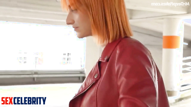 Redhead pretty decided to suck him in the parking lot, fake Emily Rudd