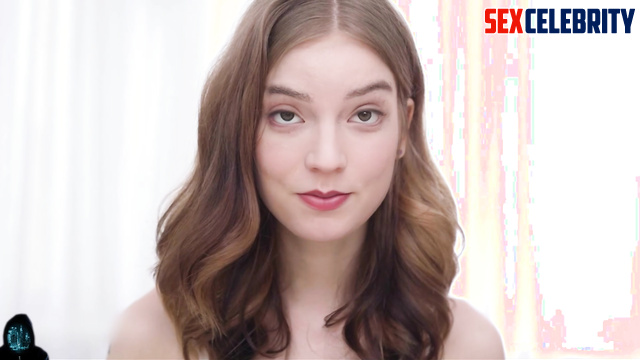 Slut in high heels and dirty black man / Anya Taylor-Joy deepfake erotic