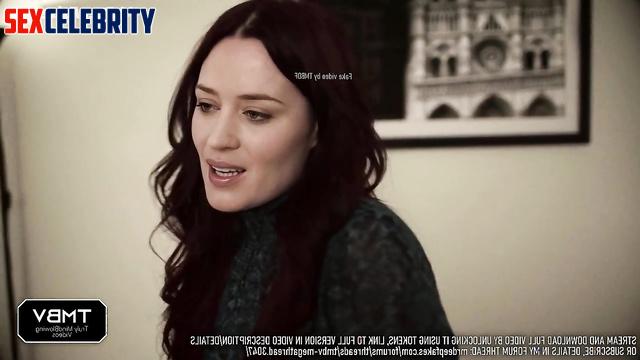 Emily Blunt fakeapp switches to young and hot step-son for sex