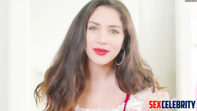 Ana de Armas swallows & gags on huge cock - deepfake porn