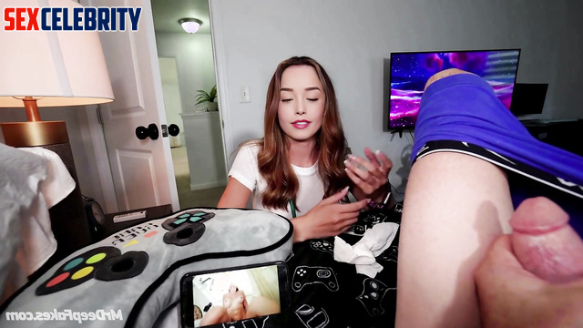 Cute brunette asked him to teach her how to fuck, Valkyrae deepfake porn