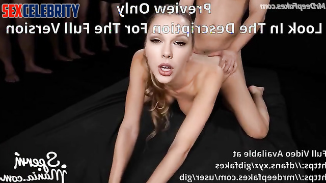 Gangbang ended with rivers of cum on her body, Taylor Swift adult tapes
