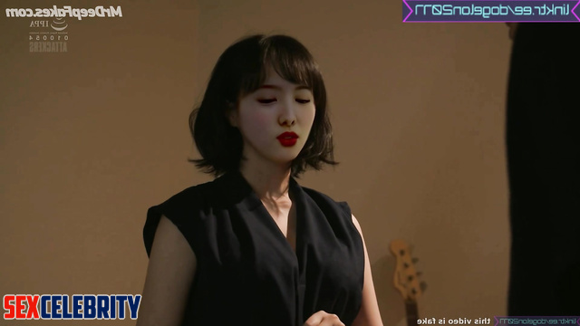 나연 트와이스 brunette fucked with father her boyfriend, Nayeon real fake