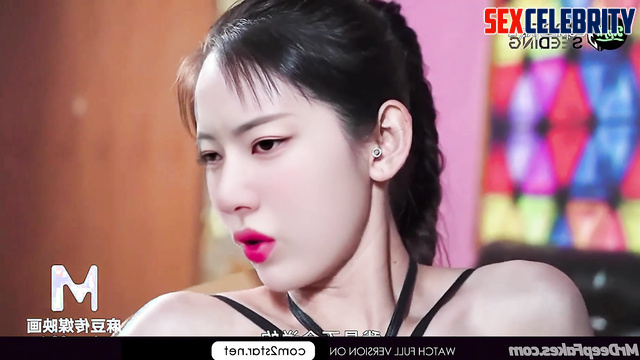 Her nipples just love the touch of sex toys [사쿠라 아이즈원] - Sakura face swap