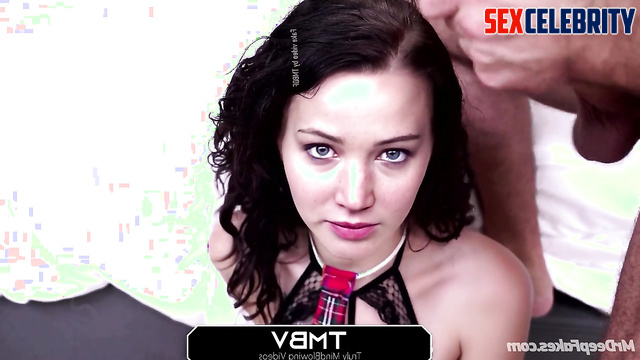 Hollywood star fucking in cowgirl uniform - Jennifer Lawrence face swap