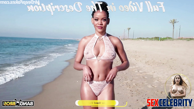 Walk by the sea excited them, Rihanna hot interracial sex scenes