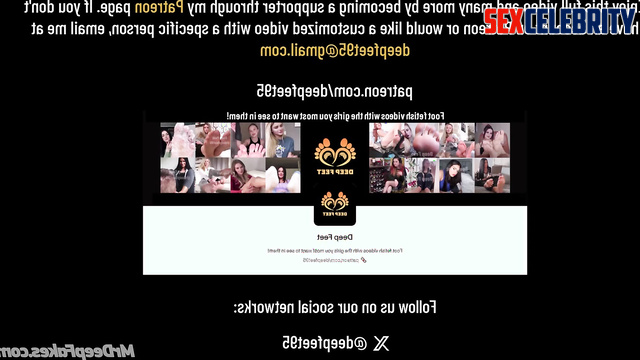 Pretty beunette demonstrated you her hentle bare foots, ai Madison Beer