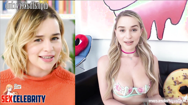 All her holes were fucked and licked - Emilia Clarke hot celebrity sex