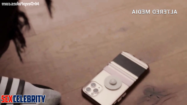 Face swap Alexandra Daddario takes BBC in her pussy on set and moans loudly