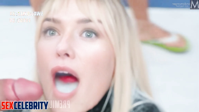 Crazy blonde loves to eat sperm - deepfake Lena Headey