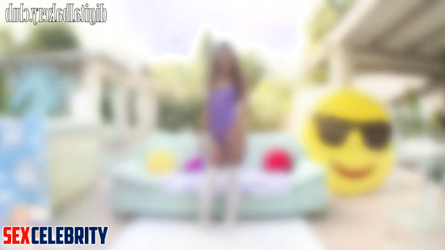 Slutty star fucked her man in the ass with her tongue, fake Ariana Grande