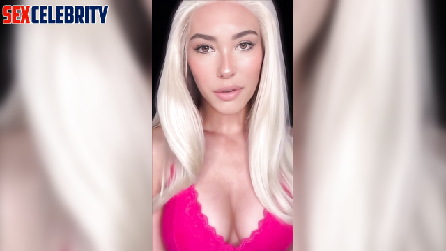 Blonde is going to fuck you in mouth and ass, Madison Beer solo sex scene