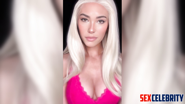 Blonde is going to fuck you in mouth and ass, Madison Beer solo sex scene