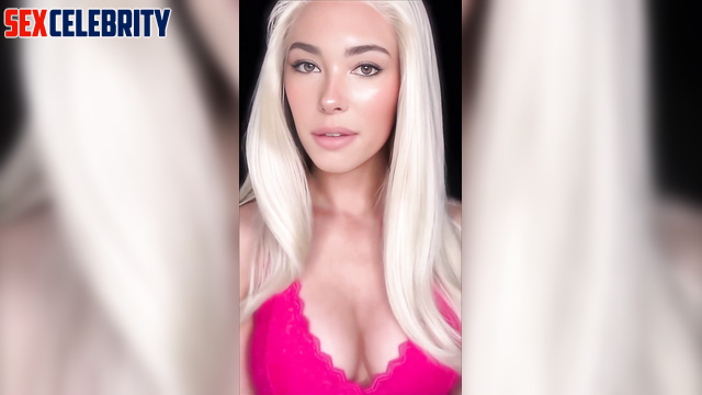 Blonde is going to fuck you in mouth and ass, Madison Beer solo sex scene