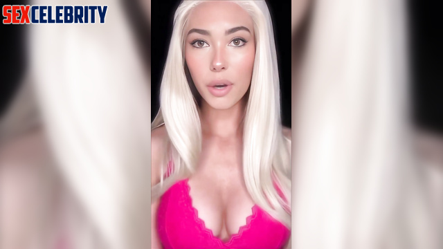 Blonde is going to fuck you in mouth and ass, Madison Beer solo sex scene