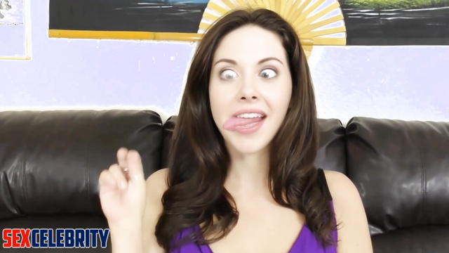 She definitely wants something big and hot, Alison Brie solo sex tape