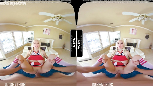 Ava Max VR deepfake porn scene of riding on big dick and sucking it