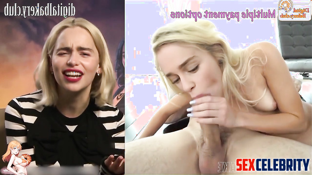 Gym trainer seemed so hot to Emilia Clarke that she got fucked face swap