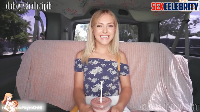 Awesome fuck in a fake taxi with AnnaSophia Robb (real fake)