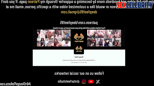 Megan Fox paid to have this done to her heels, artificial intelligence