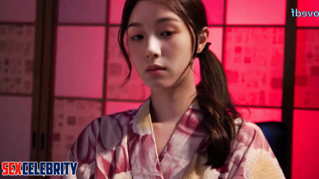 Chinese 周也 star Zhou Ye comes to work in private salon for rich and naughty men 中国人