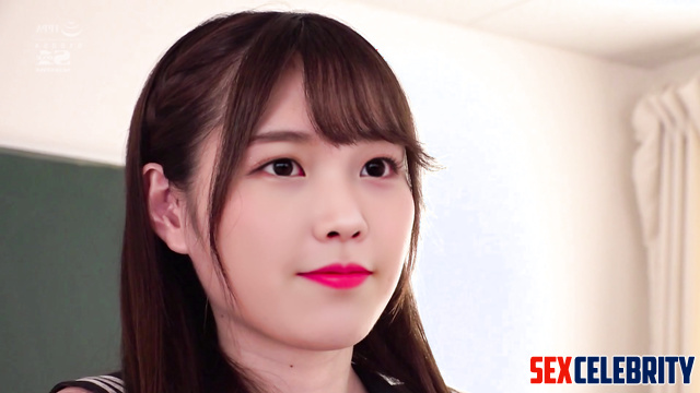 Hot teacher threesome fuck in the classroom - IU 이지은 얼굴 스왑