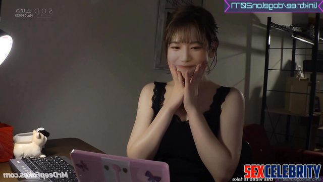 Fake Yuri IZ*ONE finger fucked after oil massage 가짜 유리 아이즈원 오일 마사지 후 손가락 삽입