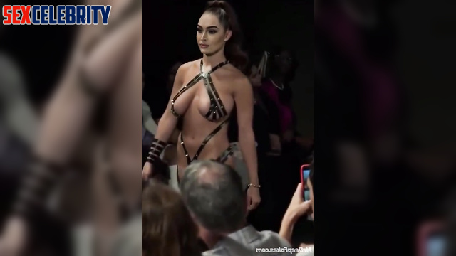 Sexy fashion show at kinky fashion week - Megan Fox real fake