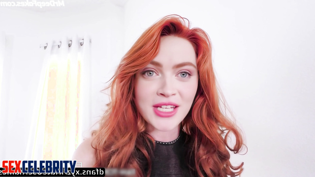 Naughty redhead Sadie Sink fucks with boyfriend of her best friend nude