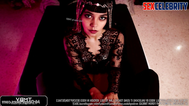 Threesome sex tapes - Jenna Ortega has fuck in an interesting costume