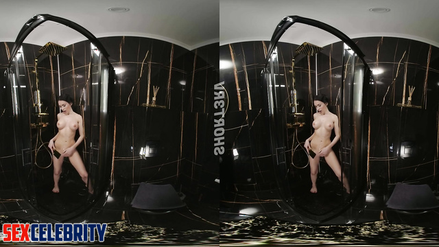 She wants you to watch her solo in the bathroom, Megan Fox in fake porn