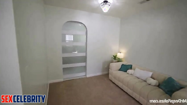 Valkyrae having alone time with her big cock stepbro (fake porn)