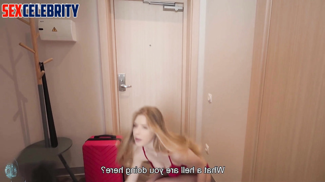 Erin Moriarty showed her friend an anal plug right in the corridor, A.I.