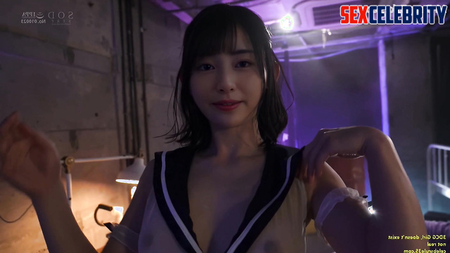 Schoolgirl was fucked dirty in adult club - Minami Hamabe (浜辺美波 ポルノ) A.I.