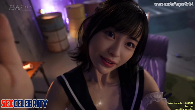 Schoolgirl was fucked dirty in adult club - Minami Hamabe (浜辺美波 ポルノ) A.I.