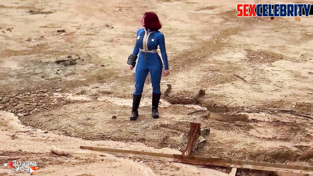 Ella Purnell porn from Fallout came to your house from the bunker to try real sex
