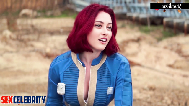 Ella Purnell porn from Fallout came to your house from the bunker to try real sex
