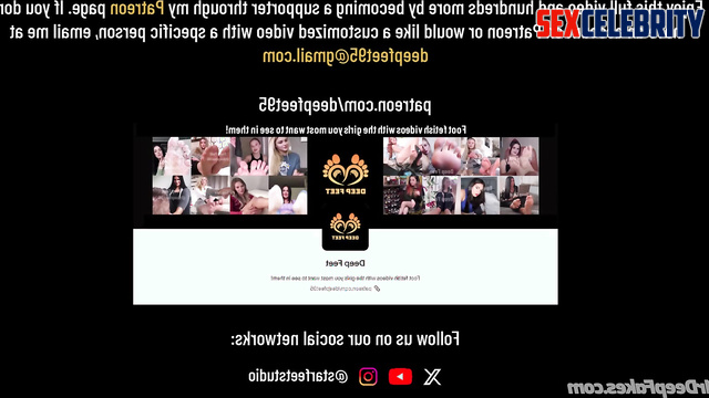 Tracy Cortez fakes feet tickling while she laughs cutely closeup