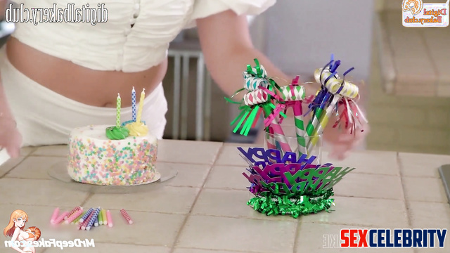 Scarlett Johansson deepfake POV gives you her pussy and mouth for your birthday