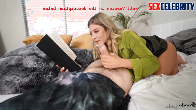Sydney Sweeney deepfake reads you a bedtime story and helps you cum