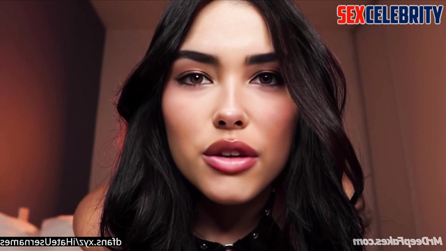 Madison Beer making titsjob to a dildo and wanting to fuck you, fakeapp