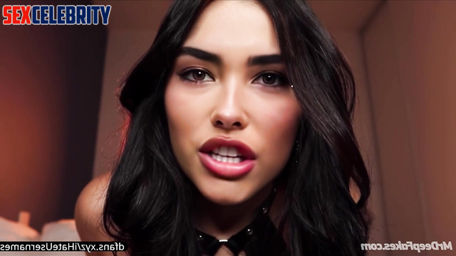 Madison Beer making titsjob to a dildo and wanting to fuck you, fakeapp