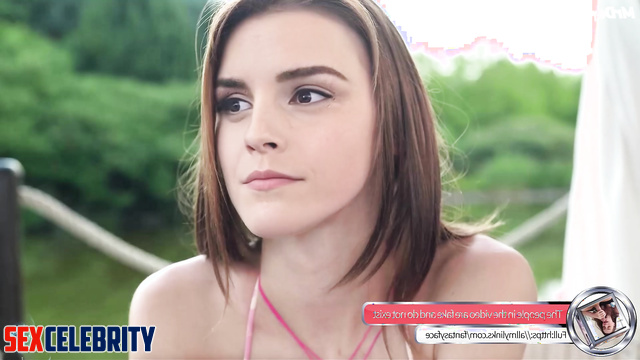 Emma Watson fake came to a psychologist and forgot about problems after BBS in her pussy