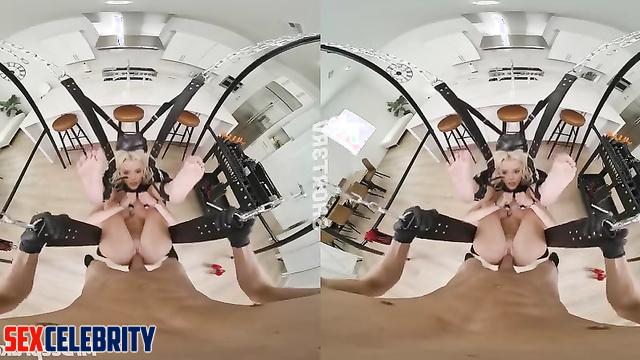 He fucked her for about 5 hours on the sex swing, fake Anya Taylor-Joy