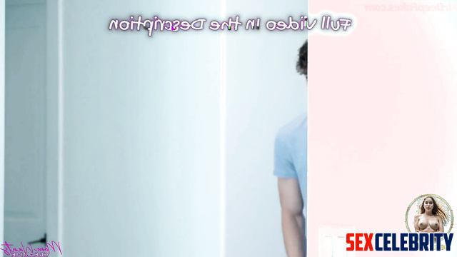 Hot MILF Salma Hayek fakeapp spends Easter hot with step son