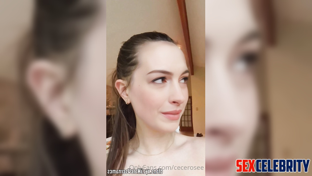 Anne Hathaway loves to walk around naked - real fakes