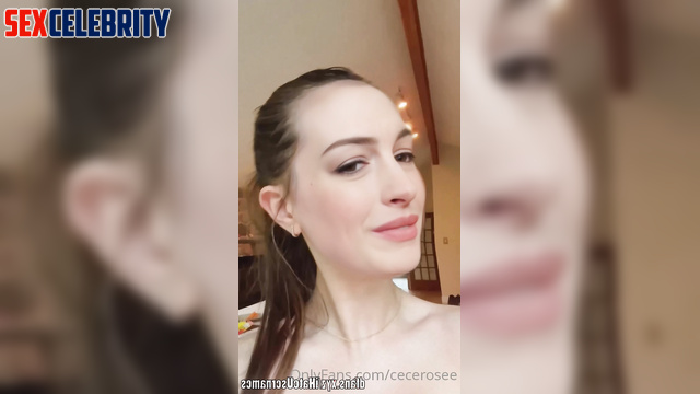 Anne Hathaway loves to walk around naked - real fakes